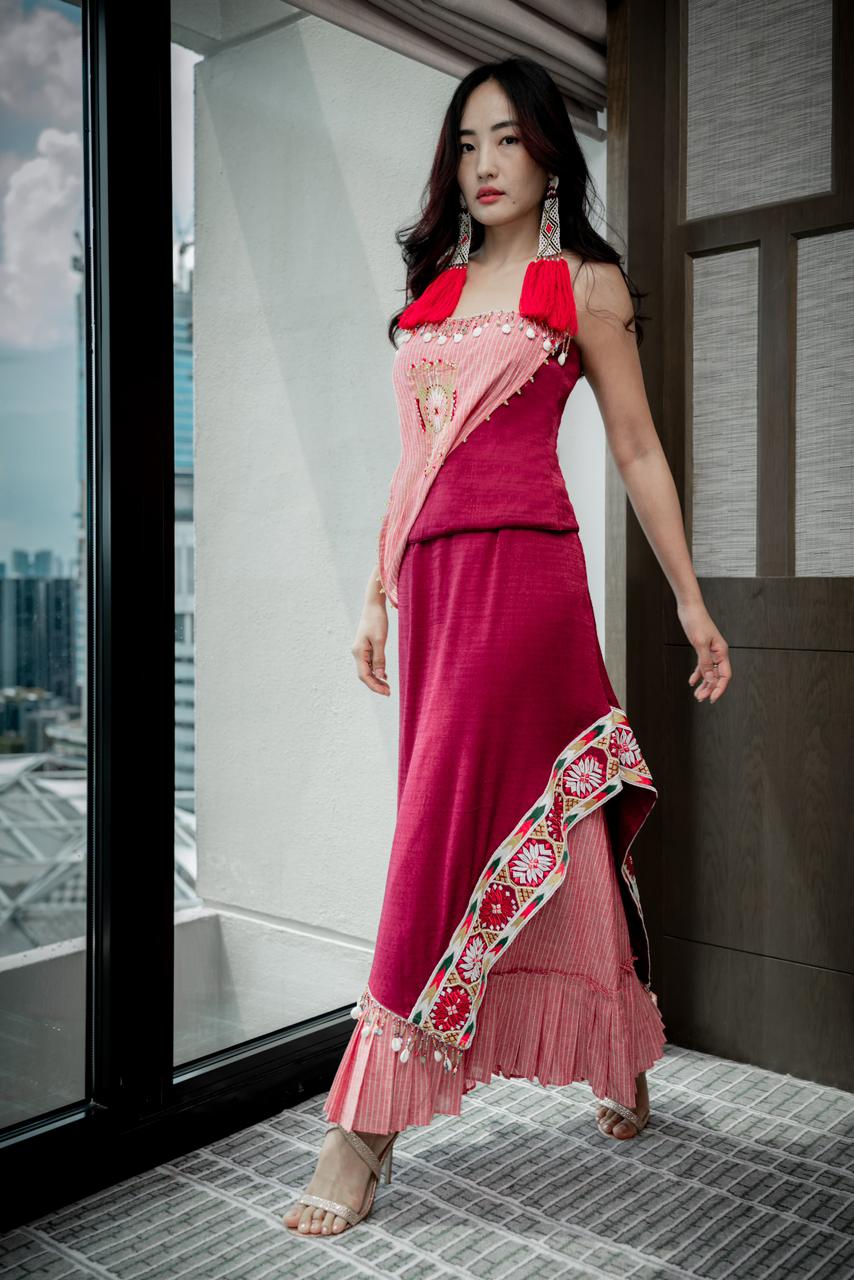 Pink Long Dress
