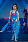 Blue long Dress